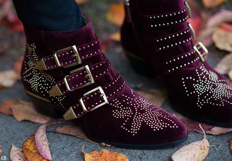 chloe susanna velvet boots|chloe susanna boots street style.